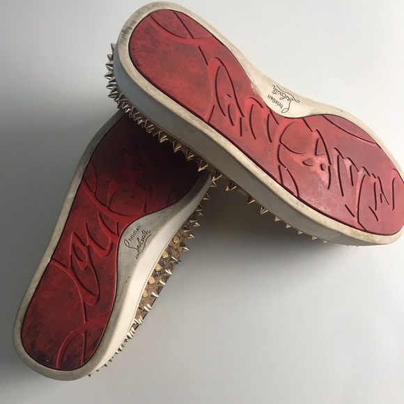 Spiked leopard print sneakers - Picture 5 of 6